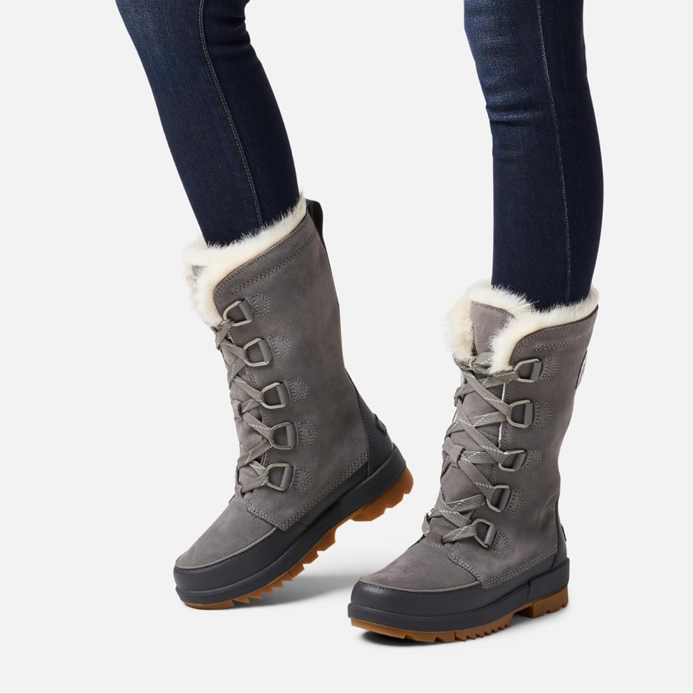 SOREL Women’s Winter Boot Tivoli IV Waterproof Size 8 Quarry